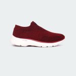 Caliber Shoes Maroon Sport Shoes For Women ( FLORA 788 )