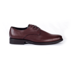 Caliber Shoes Wine Red Lace Up Formal Shoes For Men ( A 418 C )