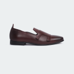 Caliber Shoes Winered Double Monk Strap Shoes For Men ( OPAL B 712 C )