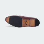 Caliber Shoes Wine Red Penny Formal Shoes For Men ( B 682 C ) - Image 5