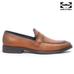 Caliber Shoes Coffee/R Penny Formal Shoes For Men ( T 654 C )