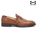 Caliber Shoes Coffee/R Penny Formal Shoes For Men ( Y506C )