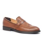 Caliber Shoes Coffee/R Penny Formal Shoes For Men ( Y506C ) - Image 2