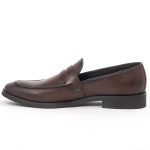 Caliber Shoes Coffee Penny Formal Shoes For Men ( T 654 C ) - Image 3