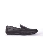 Caliber Shoes Black Hazel Loafers For Men ( 601-O )