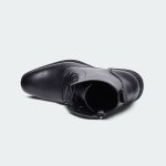 Caliber Shoes Black Side Chain With Lace Up Boots For Men ( ETHAN T502C ) - Image 4