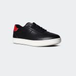 Caliber Shoes Black/Red Casual Sneakers For Men ( JAKE 707S ) - Image 2