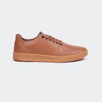 Caliber Shoes Brown Casual Sneakers For Men ( IRIS 694G )